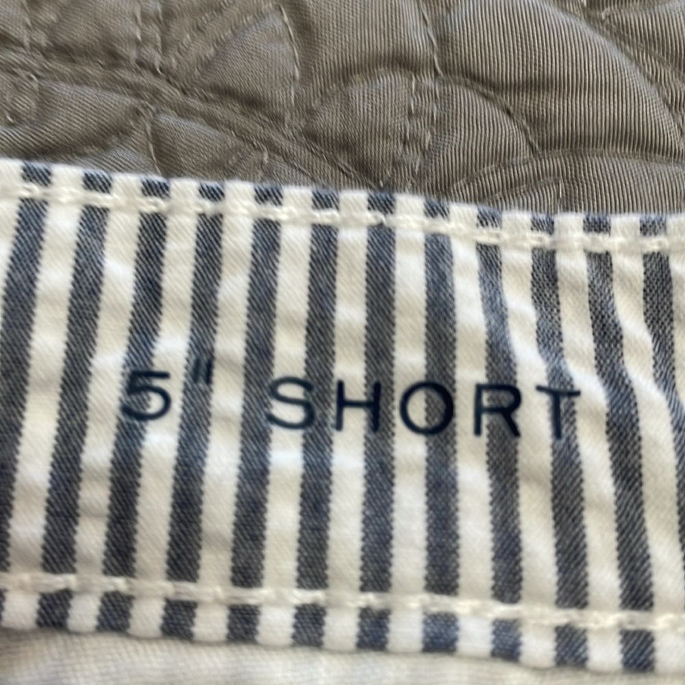 St. John's Bay Black and White Striped Women Shorts - Picture 2 of 10